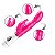 Vibrador Jelly Duplo Motor 15 cm - Imagem 1