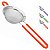 PENEIRA DE INOX COLORS 25X09 CM - Imagem 1