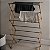 VARAL VERTICAL 3 ANDARES EM BAMBU COM HASTES METALICAS - SIMPLO - Imagem 1