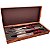 JG CHURRASCO INOX POLYWOOD VERMELHO 03 PCS - TRAMONTINA - GOMES - Imagem 1