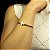 Pulseira bracelete inoxidável dourada - Imagem 4