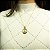 Colar Dourado Nossa Senhora Aparecida - Imagem 4