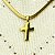 Colar Fita com Cruz - Imagem 2