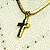 Colar Fita com Cruz - Imagem 1