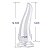 Plug Anal em Silicone - Formato de Cone - 16,5x4,5cm - Imagem 1