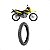 Pneu Dianteiro Moto 90/90-19 T&C Uso Com Câmara 52T - Imagem 5