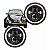 Kit 2 Farol Angel Eyes Defender Led Jeep Troller Fusca Kombi - Imagem 8
