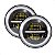 Kit 2 Farol Angel Eye 7 Polegadas Led Drl Seta Fusca Kombi - Imagem 1