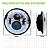 Kit 2 Farol Angel Eyes Cromado Led Fusca Kombi - Imagem 7