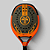 Raquete Beach Tennis Turquoise TQFire Holographic 1.1 - Laranja - Imagem 1