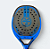 Raquete Beach Tennis Turquoise TQFire Holographic 1.1 - Azul - Imagem 1