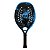 Raquete Beach Tennis Turquoise Black Death Challenge Azul – Carbon Glass Composite + Soft EVA - Imagem 1
