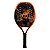 Raquete Beach Tennis Turquoise Black Death Team Laranja – Fibra de Vidro + Extra Soft EVA - Imagem 1