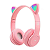 Fone De Ouvido Gatinho Bluetooth Infantil Led Menino Menina - Imagem 1
