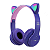 Fone De Ouvido Gatinho Bluetooth Infantil Led Menino Menina - Imagem 2
