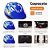 Capacete Nathor Azul Escuro - Imagem 2