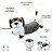 Cachorro Interativo Movimentos Robô Som Luz Controle Remoto - Imagem 2