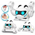 Robo Robozinho Divertido Interage Indução Som Movimentos - Imagem 3