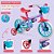 Kit Bicicleta Infantil Stitch Nathor 12  Rodinha E Capacete - Imagem 4