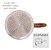 Leiteira Rosa 14cm Indução Alumínio Cerâmico 4mm Style Cook Mimo - Imagem 7
