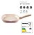 Panela Grill Rosa 24cm Indução Alum. Cerâmico 4mm Style Cook - Imagem 3