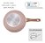Panela Wok Rosa 28cm Indução Alum. Cerâmico 4mm Style Cook - Imagem 5