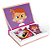 Livro Magnetico Montessori Crazy Faces Meninas 82 Pecas Janod - Imagem 3