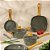 Jogo 8 Panela Cerâmica Indução Verde Style Cook Mimo Style - Imagem 2
