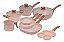 Jogo 8 Panela 4mm Cerâmica Indução Rosa Stylecook Mimo Style - Imagem 1
