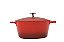 Panela Caçarola Alta 24cm Cook&chef Vermelha 4,5 Mimo Style - Imagem 2
