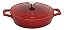 Panela Caçarola Baixa 28cm Cook&chef Vermelha 4,5 Mimo Style - Imagem 5