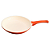 Jogo 3 Panelas Laranja Cerâmica Indução Cook&chef Mimo Style - Imagem 3