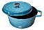 Panela De Ferro Fundido Pesada Esmaltada 26cm Azul - Imagem 6