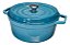 Panela De Ferro Fundido Pesada Esmaltada 26cm Azul - Imagem 8