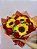 Buque com 12 rosas e 5 girassois - Imagem 2