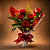 Ramalhete de 4 Rosas Vermelhas Love Red - Imagem 2