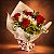 Buquê com 4 Rosas Love Red e Astromélias - Imagem 2