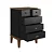 Cômoda 5 Gavetas Preto - Imagem 4