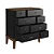 Cômoda 8 Gavetas Preto - Imagem 4