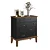 Cômoda 8 Gavetas Preto - Imagem 1