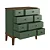 Cômoda 8 Gavetas Verde - Imagem 4