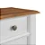 Mesa de Cabeceira 3 Gavetas Branco - Imagem 3