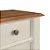 Mesa de Cabeceira 3 Gavetas Off White - Imagem 3