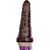 PROTESE NOS DOIS GHB VIBRO COR:CHOCOLATE - Imagem 1