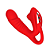 Vibrador Penetrável com Bolinha Estimuladora de Clitóris e Alça - LIBB - Imagem 3