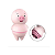 Estimulador es013c clitoriano porquinho - 2 em 1 - lovely pig - Imagem 1