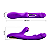 VIBRADOR COM ESTIMULADOR DE CLITÓRIS E COM VIBRAÇÃO, PULSAÇÃO E TAPA - Imagem 1