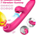 VIBRADOR COM BOLINHA PARA PONTO G E ESTIMULADOR DE CLITÓRIS LB 7027 - Imagem 8