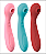 Vibrador Texturizado Ponto G com Língua Estimuladora de Clitóris  LIBB - Imagem 2