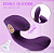 ZD080  Vibrador Alien Penetravel c/Alça e Sugador Clitoris - Imagem 6
